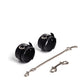 D-ring Collar Handcuffs Leather Set